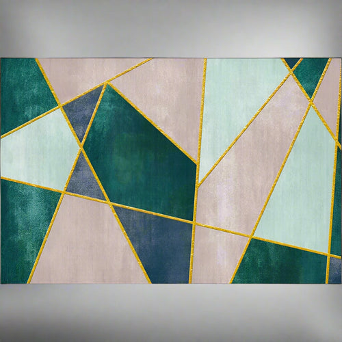 BowLift | Area Rug Modern Geometric Polyester Living Room