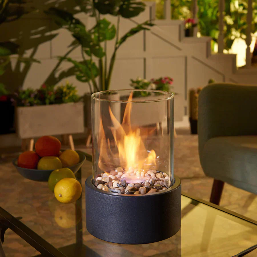 BowLift | Fire Pit Tabletop Ethanol Burner with Glass