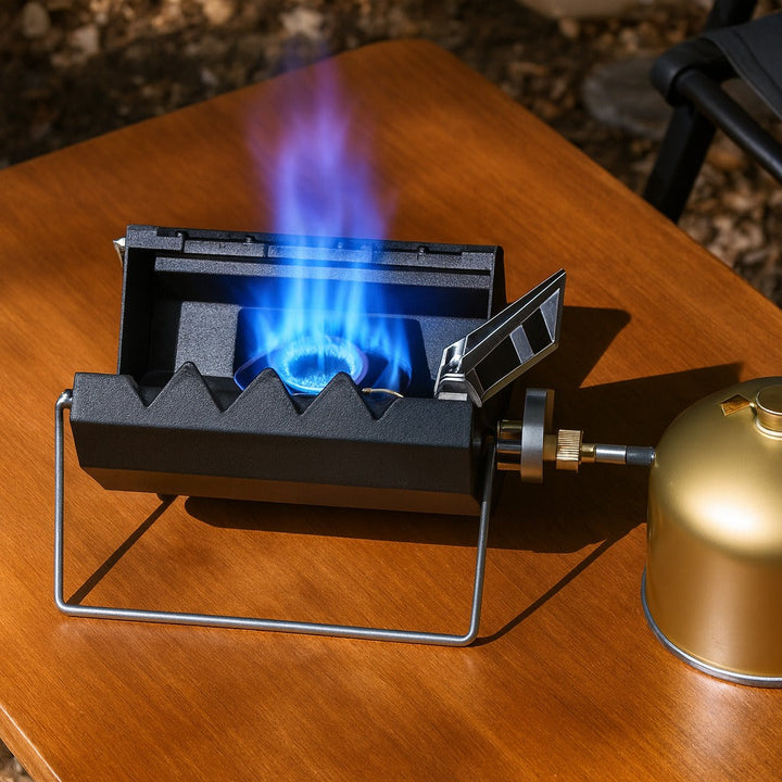 Quick-Fold Camping Gas Stove | Bowlift