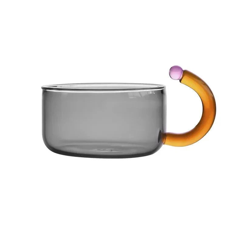 BowLift | Contrasting Color Translucent Teapot & Cup Set