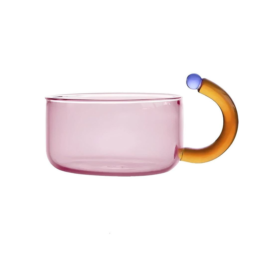 Transparent Teapot & Cups – Stylish Set in Contrasting Colors | Bowlift