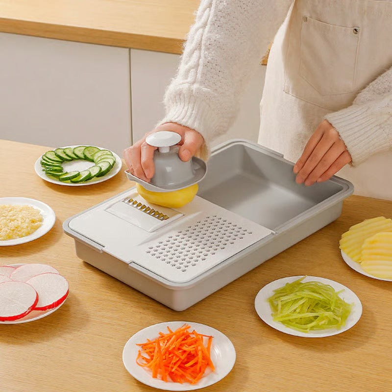 BowLift | Cutting board with grater & blade change – Incl. practical hand guard