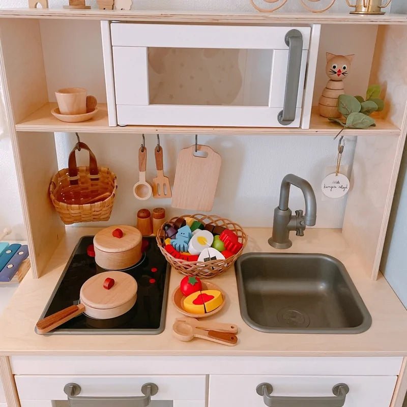 BowLift | Cook’nTimber – Wooden Children’s Play Kitchen in Tree Trunk Design
