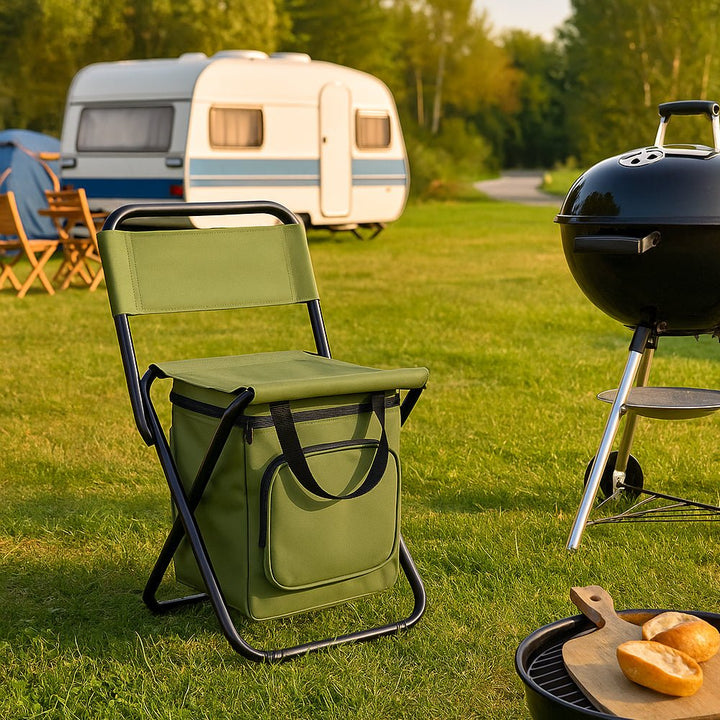 BowLift | Coolcamp Chair – Foldable Outdoor Chair with Built-In Cooler and Storage