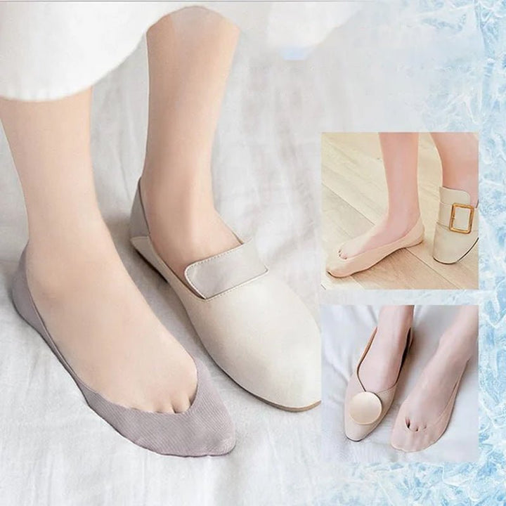 BowLift | COOLSTEP – Breathable Ice Silk Socks for All-Day Cooling Comfort