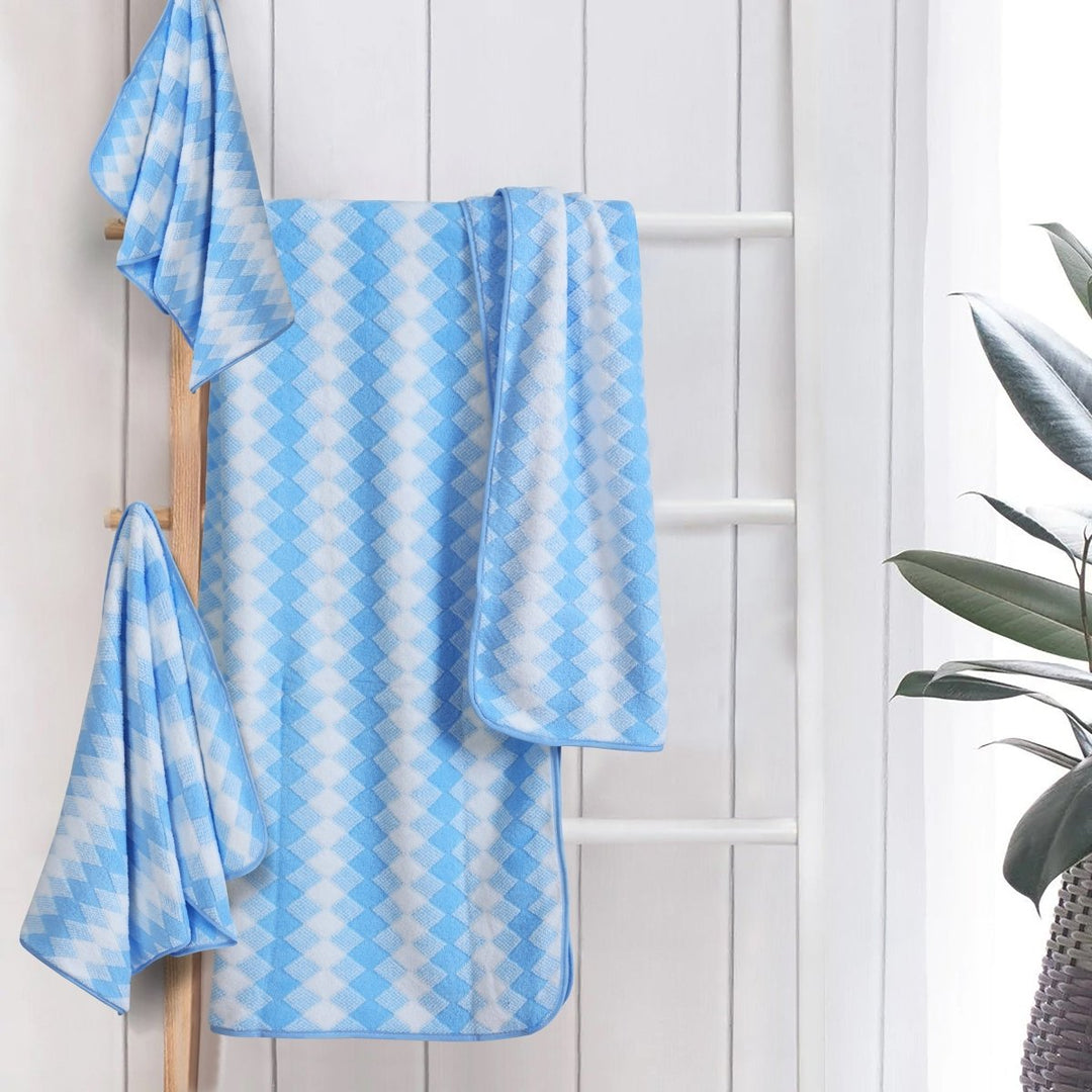 BowLift | Elysoria Coral Weave Towels | Plush, durable towels with maximum absorbency and quick-dry