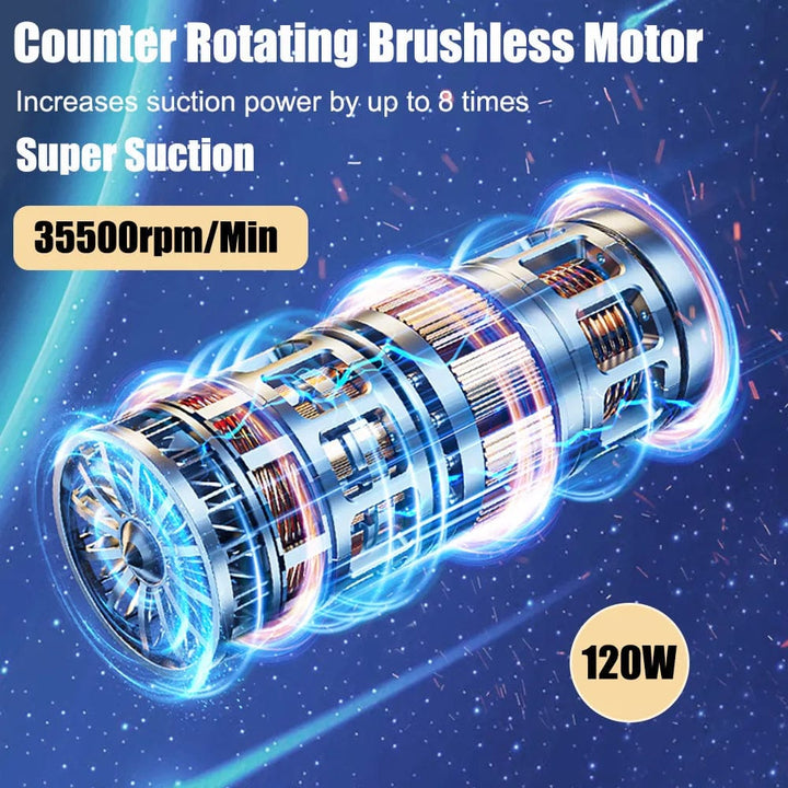 BowLift | Cordless Car Vacuum Cleaner Portable Suction