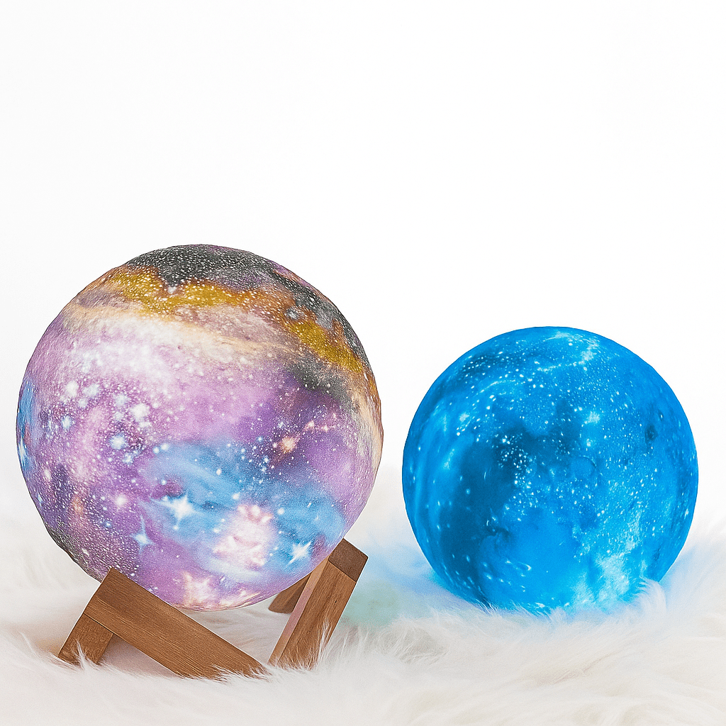 BowLift | CosmoShine – Multicolor Moon Night Light with Remote Control