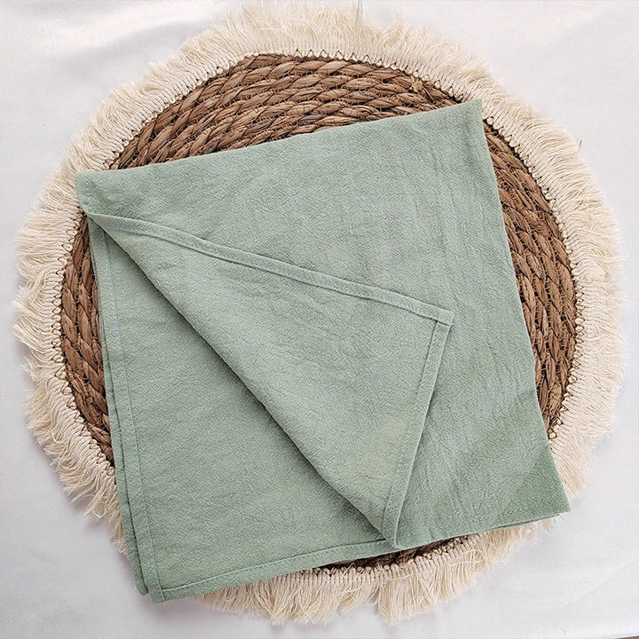 Cotton Cloth Napkins Set of 10 Solid Color Table Napkins Decoration | Bowlift