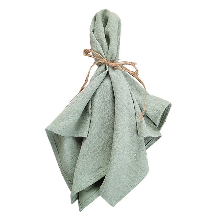 Cotton Cloth Napkins Set of 10 Solid Color Table Napkins Decoration | Bowlift