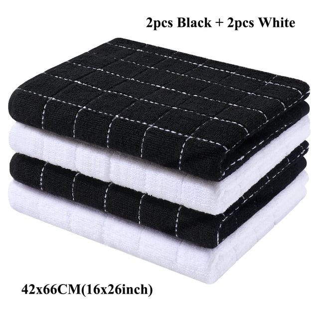 Cotton Dishcloth Home Ultra Soft And Absorbent Kitchen Towel | Bowlift