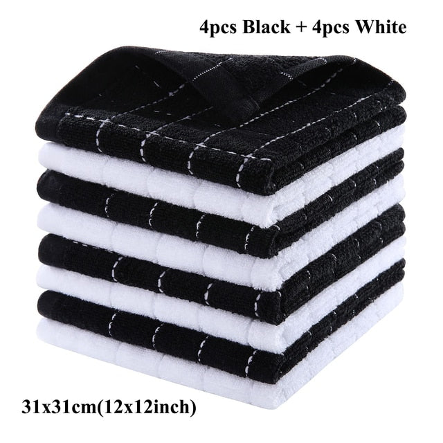 Cotton Dishcloth Home Ultra Soft And Absorbent Kitchen Towel | Bowlift