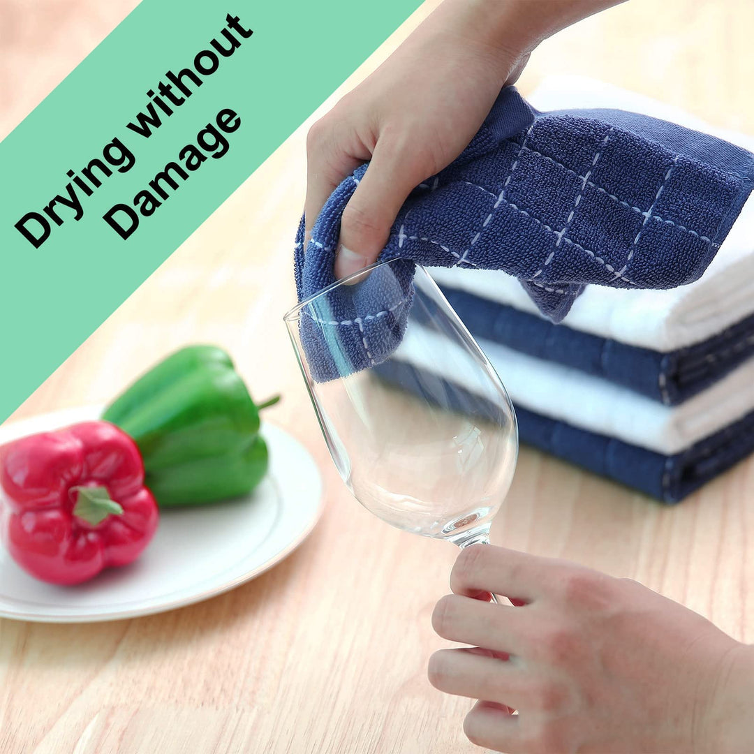 Cotton Dishcloth Home Ultra Soft And Absorbent Kitchen Towel | Bowlift