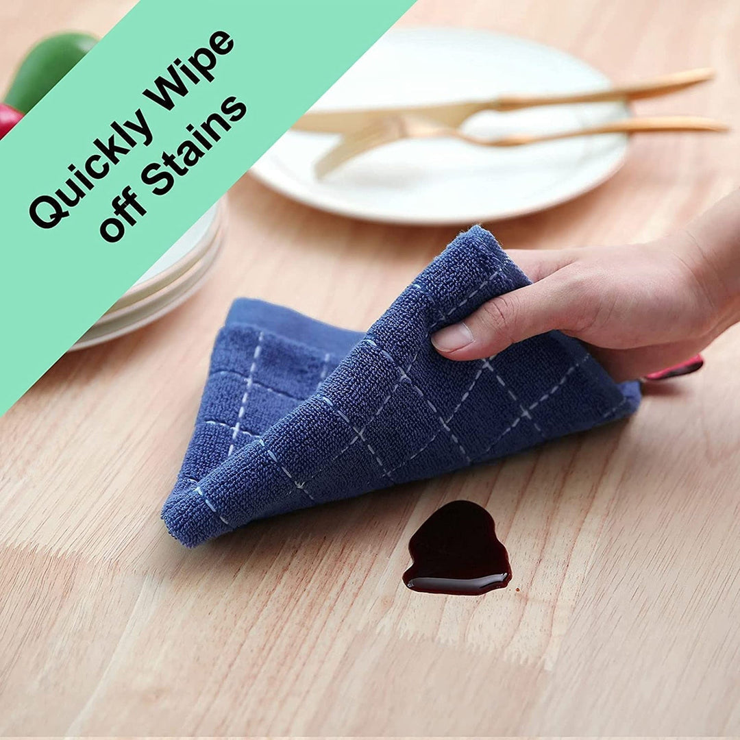 Cotton Dishcloth Home Ultra Soft And Absorbent Kitchen Towel | Bowlift