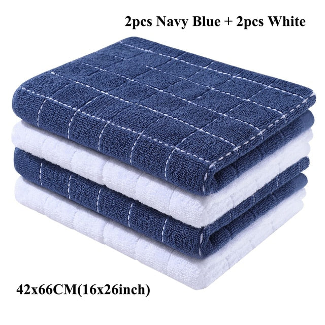 Cotton Dishcloth Home Ultra Soft And Absorbent Kitchen Towel | Bowlift