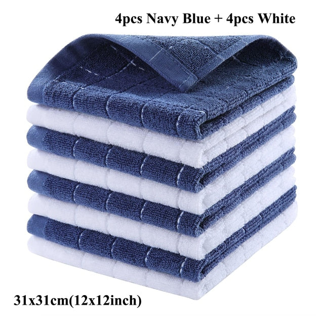 Cotton Dishcloth Home Ultra Soft And Absorbent Kitchen Towel | Bowlift
