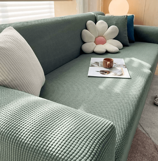 BowLift | SNUGJACQ – Soft Jacquard Sofa Cover with Non-Slip Fit
