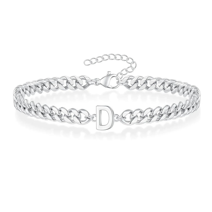 BowLift | Couples Letter Initial Cuban Bracelet