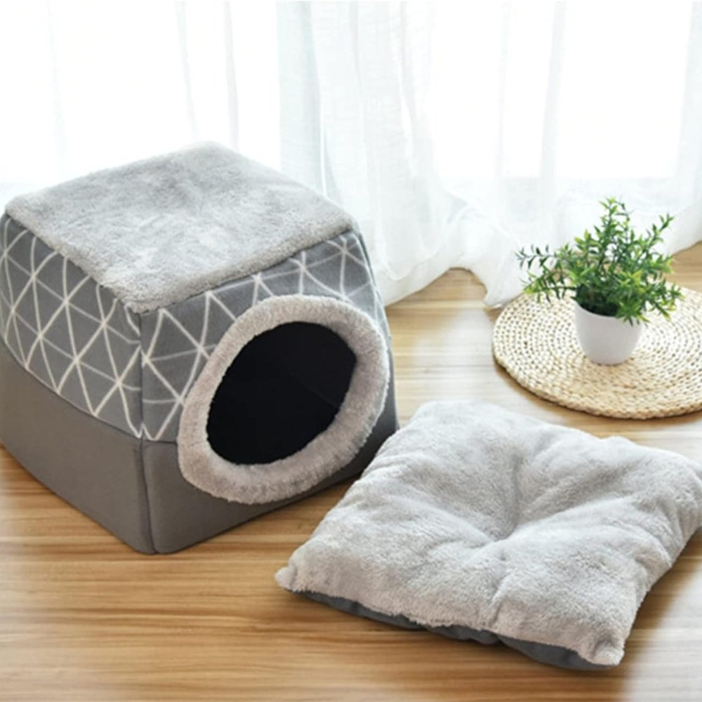 CozyCave• 3 in 1 Cat Bed - 3 in 1 Cat Bed - BowLift