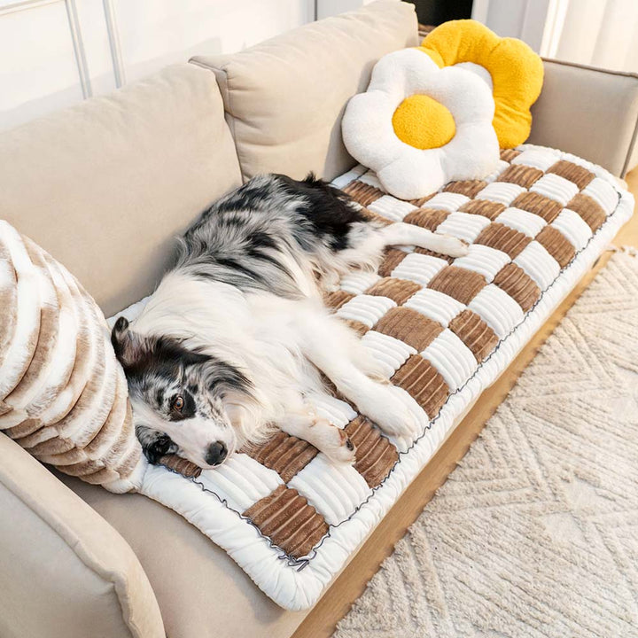 BowLift | HOMECUDDLE Blanket – Soft Chenille Pet Blanket with Style & Furniture Protection