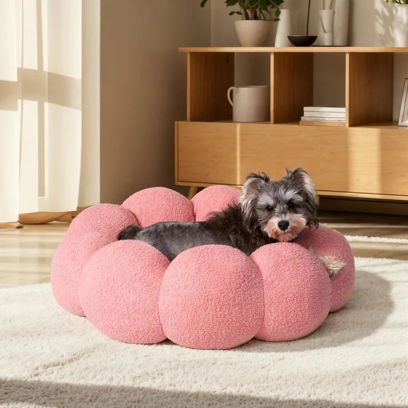 CozyFlower• Calming Cuddler for Dogs - Dog Bed - BowLift