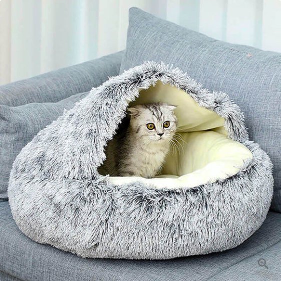 CozyNest • Calming Nest Dog & Cat Bed - Calming Nest Dog & Cat Bed - BowLift