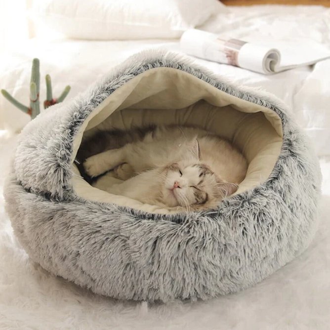 CozyNest • Calming Nest Dog & Cat Bed - Calming Nest Dog & Cat Bed - BowLift