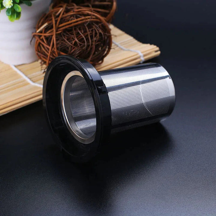 Creative Design Glass Teapot for Tea Flower with Removable Steel Filter | Bowlift