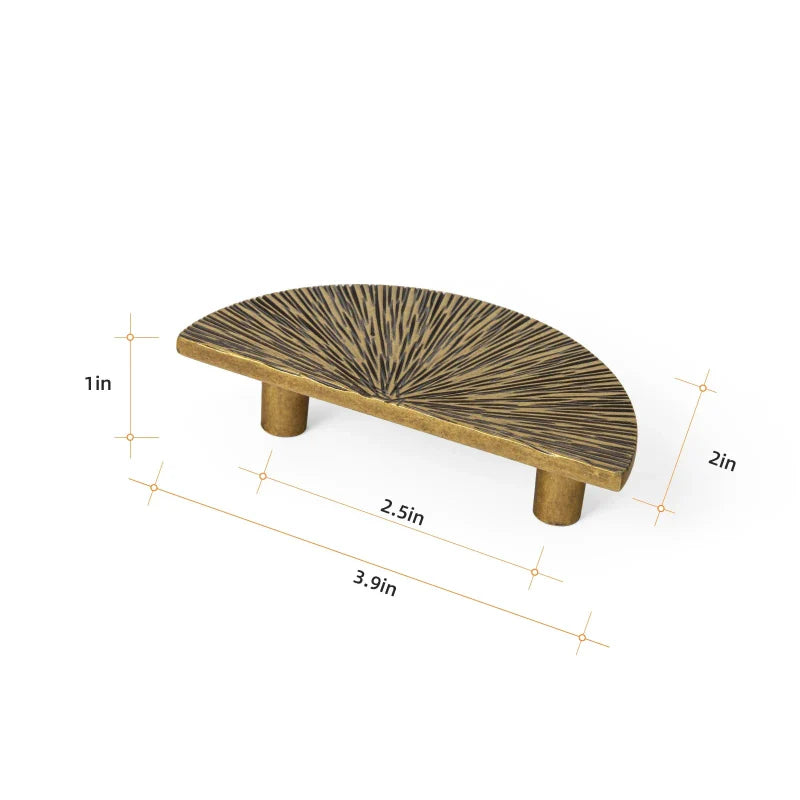 Creative Half Moon Drawer Pull Irregular Circle Cabinet Knob Handle | Bowlift