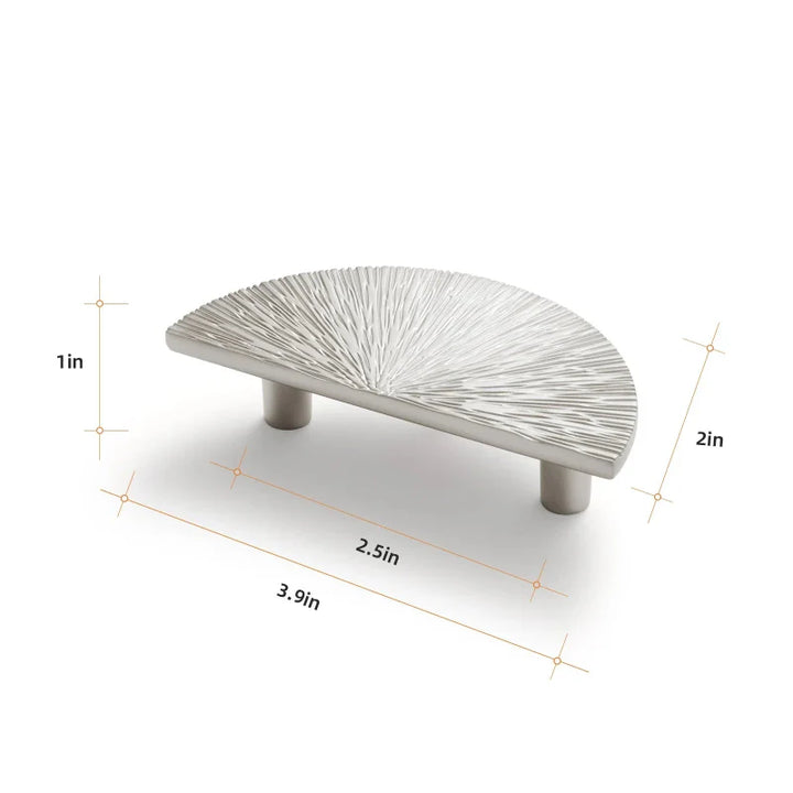 Creative Half Moon Drawer Pull Irregular Circle Cabinet Knob Handle | Bowlift