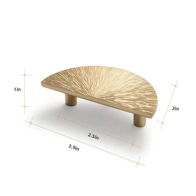Creative Half Moon Drawer Pull Irregular Circle Cabinet Knob Handle | Bowlift