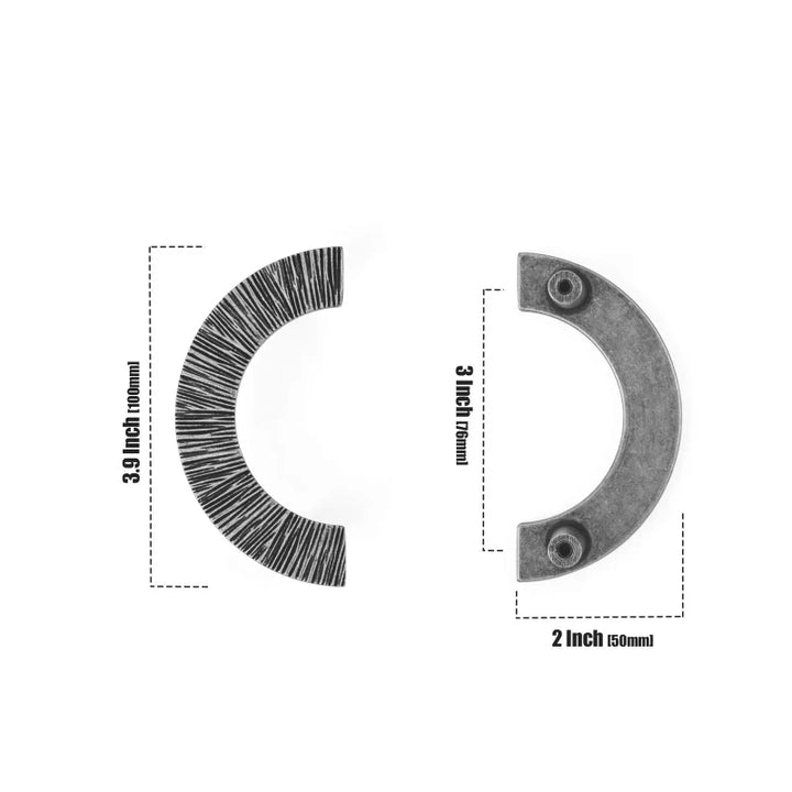 Creative Half Moon Drawer Pull Irregular Circle Cabinet Knob Handle | Bowlift
