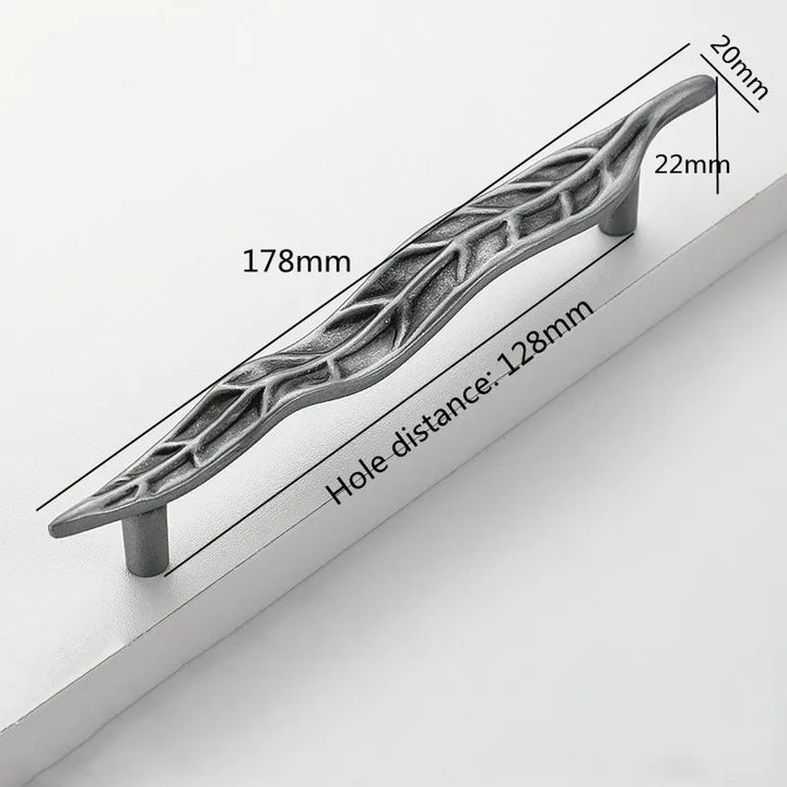 Creative Tree Branch & Leaf Cabinet Knob Furniture Drawer Handle Pull | Bowlift