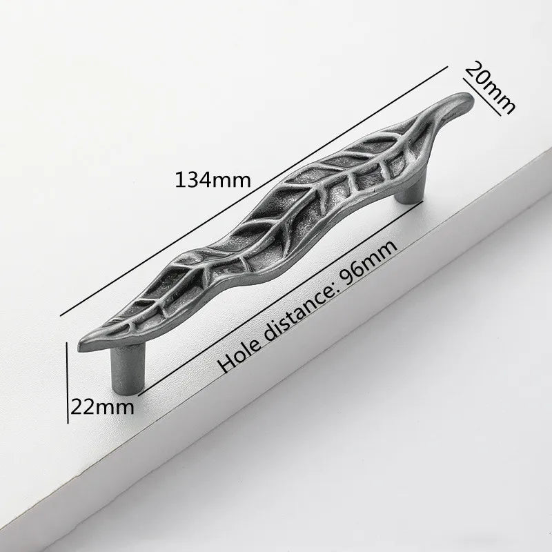 Creative Tree Branch & Leaf Cabinet Knob Furniture Drawer Handle Pull | Bowlift