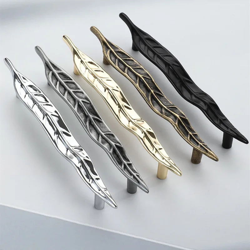 Creative Tree Branch & Leaf Cabinet Knob Furniture Drawer Handle Pull | Bowlift
