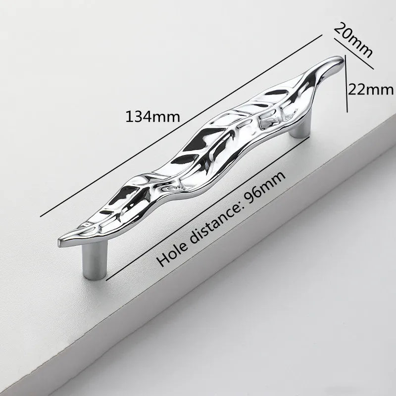 Creative Tree Branch & Leaf Cabinet Knob Furniture Drawer Handle Pull | Bowlift