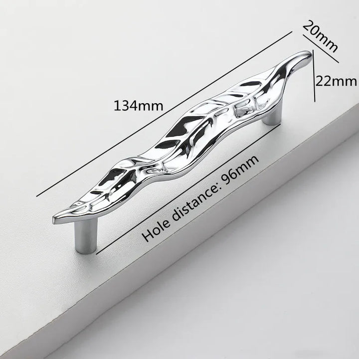 Creative Tree Branch & Leaf Cabinet Knob Furniture Drawer Handle Pull | Bowlift