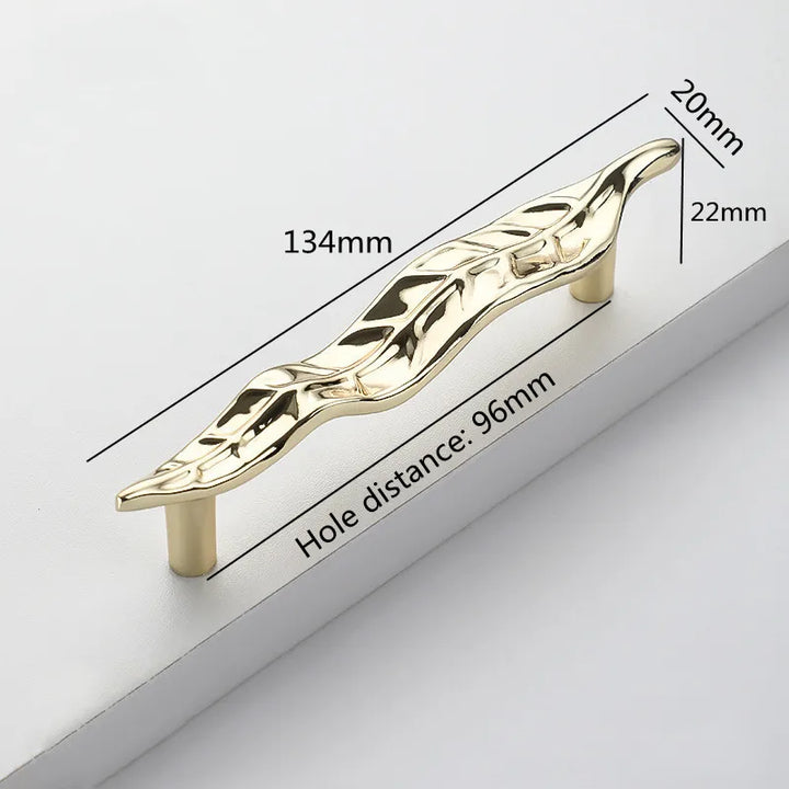 Creative Tree Branch & Leaf Cabinet Knob Furniture Drawer Handle Pull | Bowlift