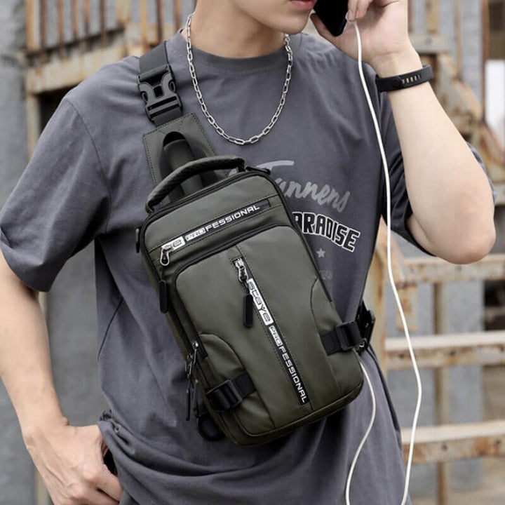 CityTrek Bag - Stylish Waterproof Oxford Crossbody Bowlift