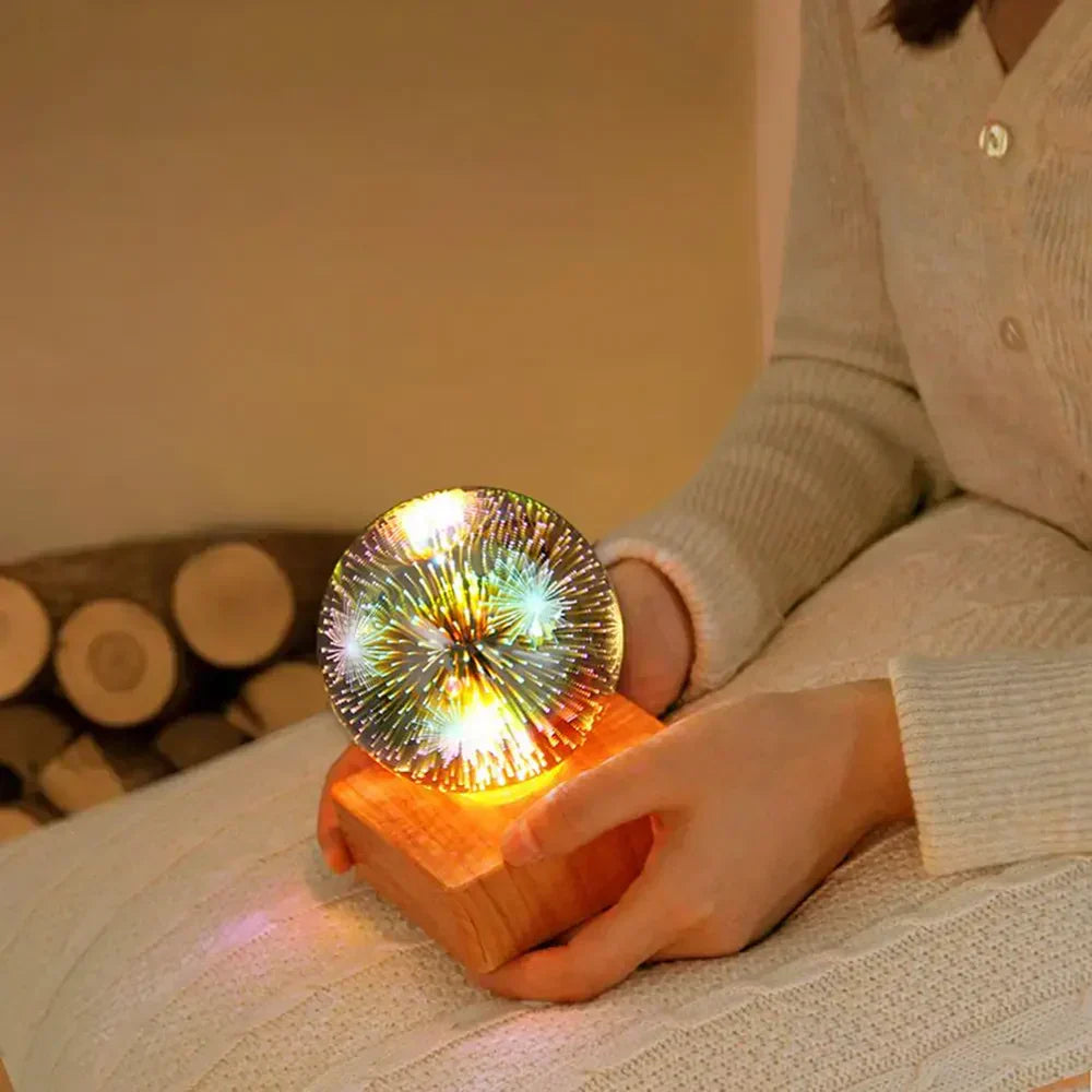 BowLift | Crystal Ball Lamp with 3D Firework Effect - StarburstGlow
