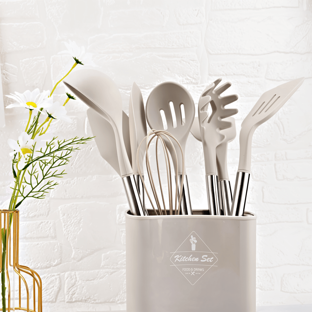 BowLift | MEALMAKER SET – 12-Piece Silicone Kitchen Utensil Collection for Non-Stick Cooking