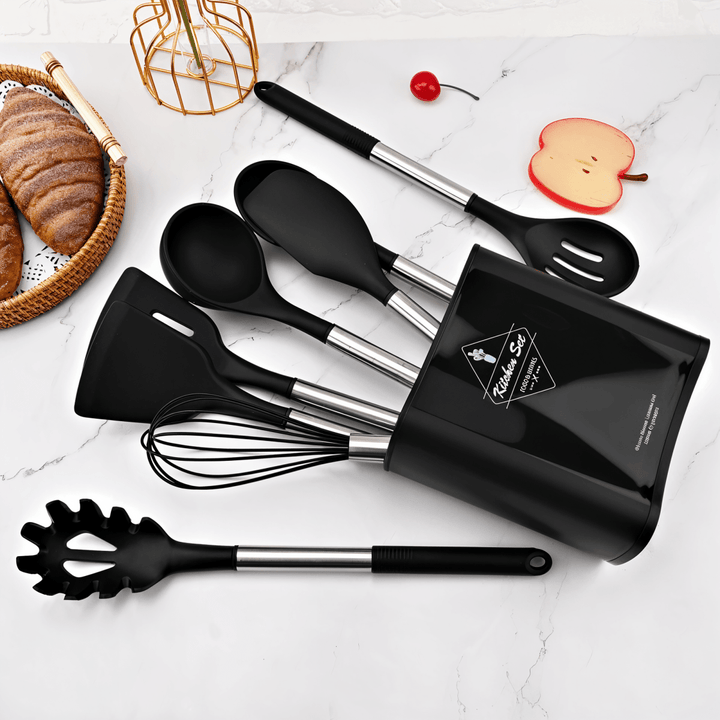BowLift | MEALMAKER SET – 12-Piece Silicone Kitchen Utensil Collection for Non-Stick Cooking