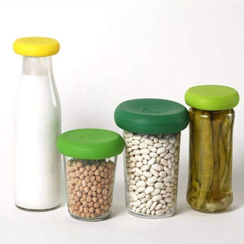 BowLift | 4pcs Silicone Foodsaver - Perfectly On A Variety Of Cut Fruits And Vegetables