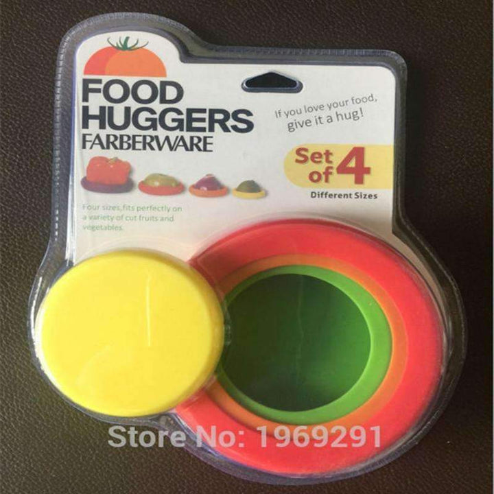 BowLift | 4pcs Silicone Foodsaver - Perfectly On A Variety Of Cut Fruits And Vegetables