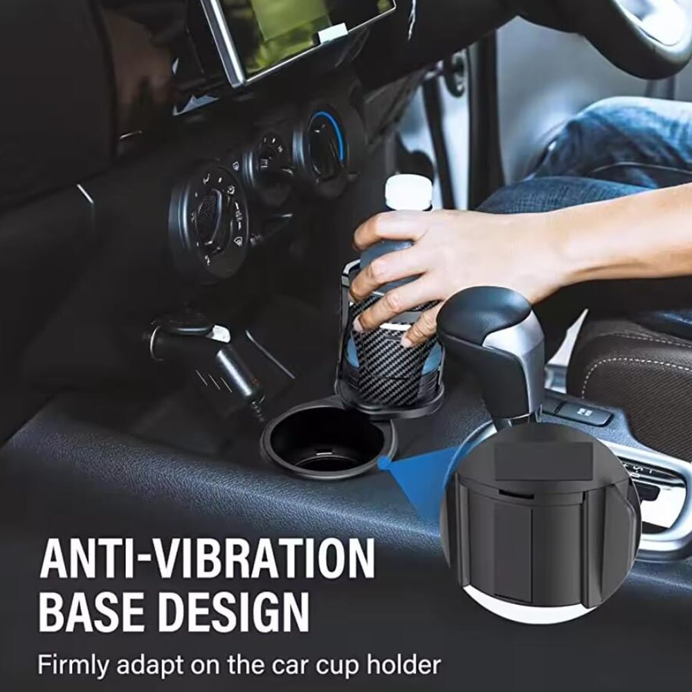 BowLift | Cupswivel – Dual Rotating Car Cup Holder for Drinks & Easy Access