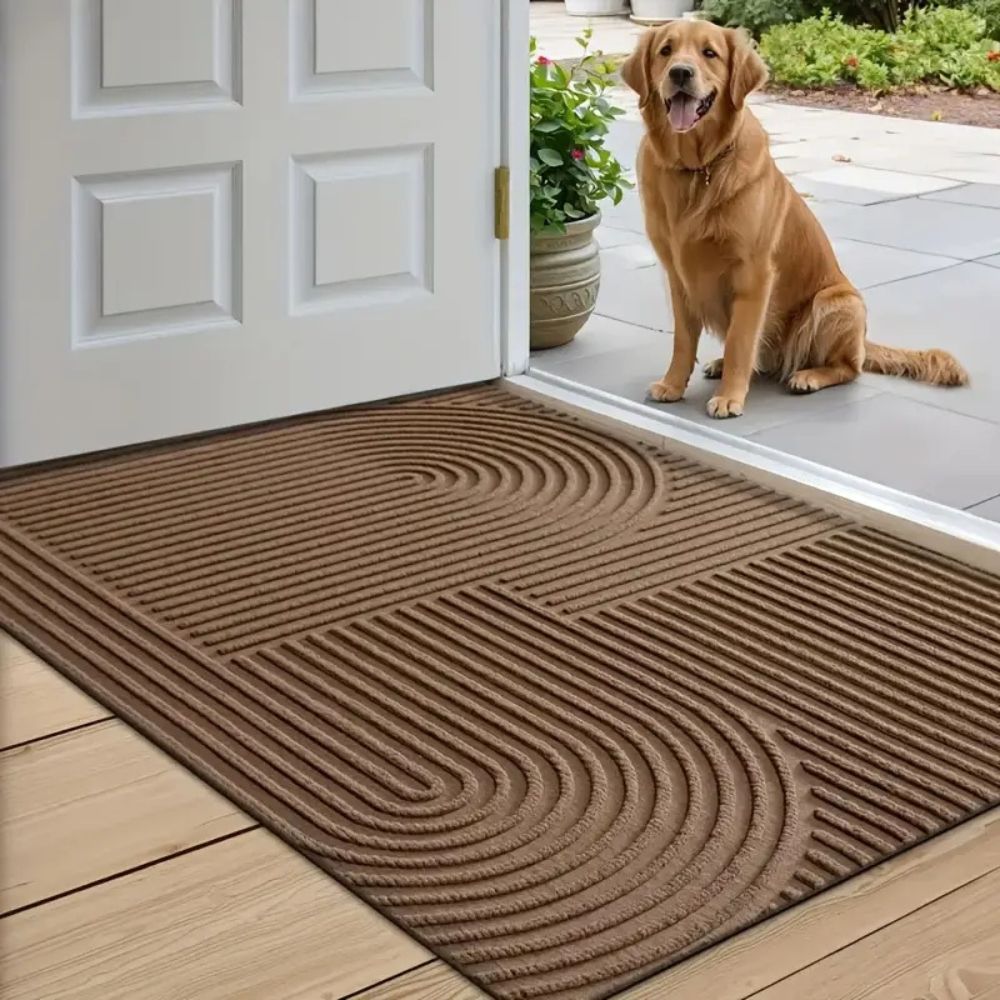 BowLift | CURVIMAT – Absorbent Curved-Line Mat for Modern Entryways
