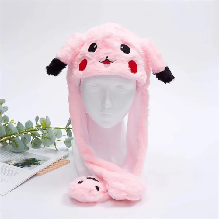 BowLift | BunnyBounce Plush Hat with Moving Ears for Kids & Adults