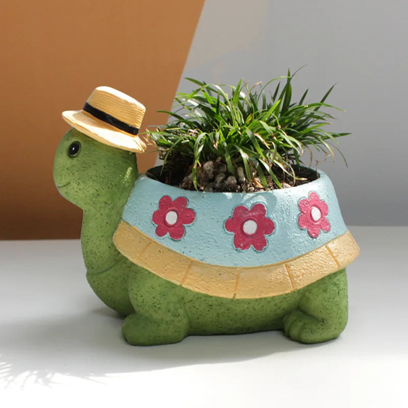 BowLift | Cute Turtle Garden Plant Pot - TurtleBloom