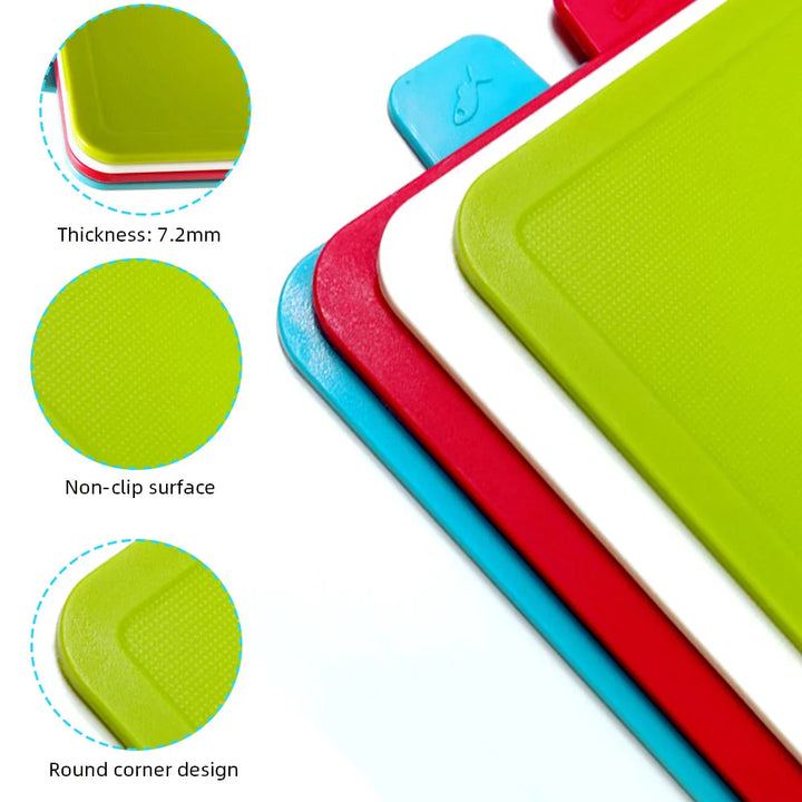 Cutting Boards with Holder 4pcs Sets Anti Bacterium Chopping Block | Bowlift