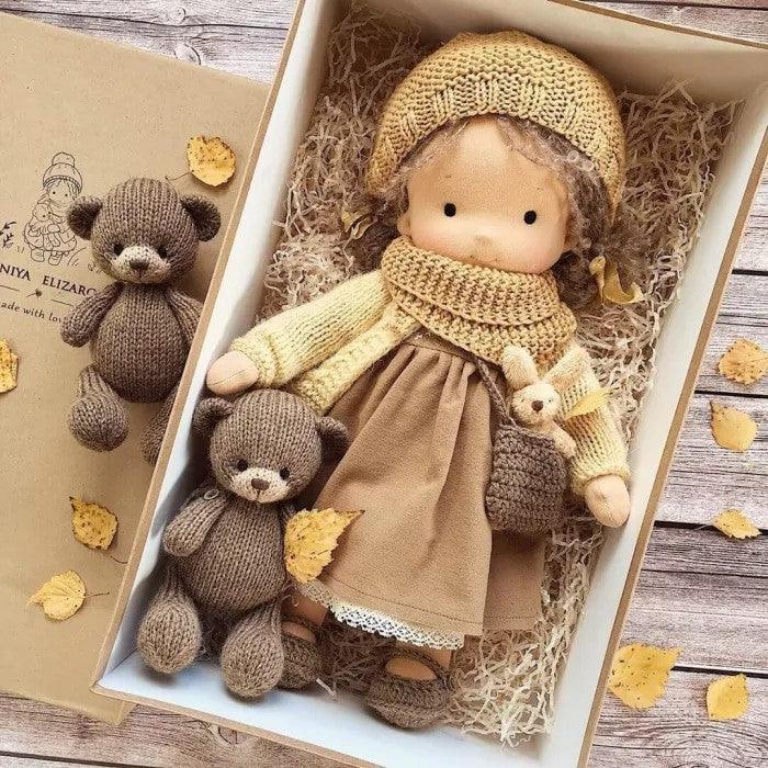 BowLift | Handmade fabric doll in classic Waldorf style